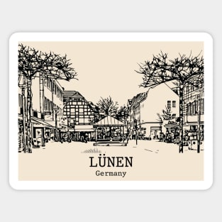 Lünen - Germany Magnet
